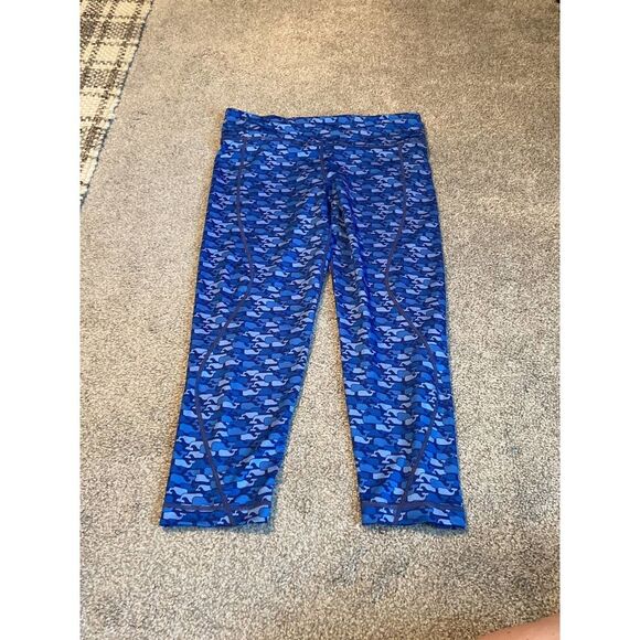 Vineyard Vines blue‎ preformance Leggings medium - Picture 1 of 3